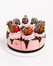 Load image into Gallery viewer, Strawberry Royal Chocolate Crunch Cheesecake