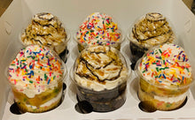 Load image into Gallery viewer, Variety Jumbo Cup-a-cakes - Half Dozen- Baker&#39;s Choice