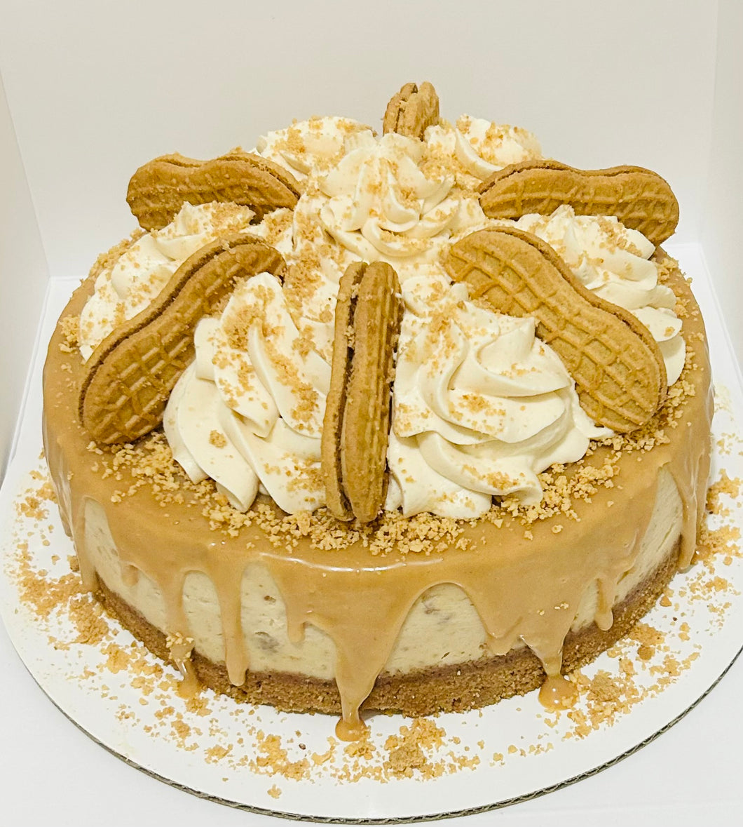 Peanut Butter Cookie Crunch Cheesecake