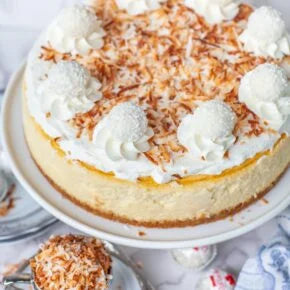 Double Coconut Cream Cheesecake