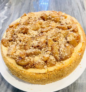 Apple Pie Caramel Cheesecake