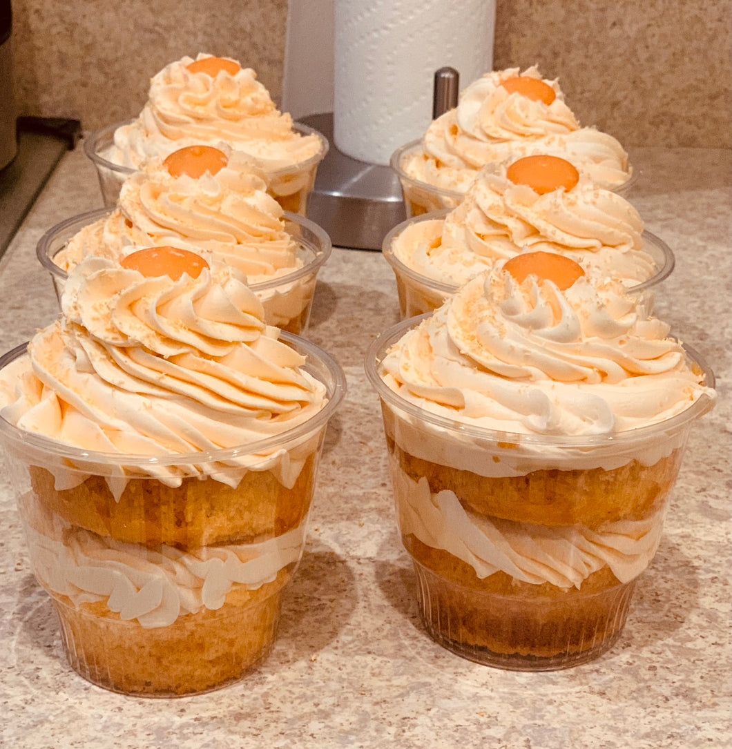 Orange Cheesecake Creamsicle Cup-a-cakes