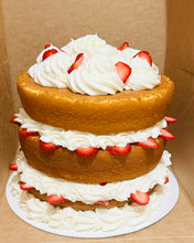 Load image into Gallery viewer, Strawberry Shortcake Cake