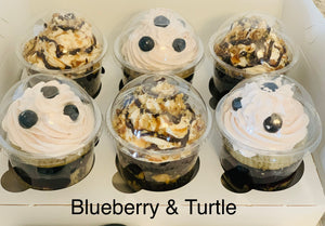 Variety Jumbo Cup-a-cakes - Dozen- Baker's Choice