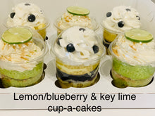 Load image into Gallery viewer, Variety Jumbo Cup-a-cakes - Half Dozen- 2 Flavors