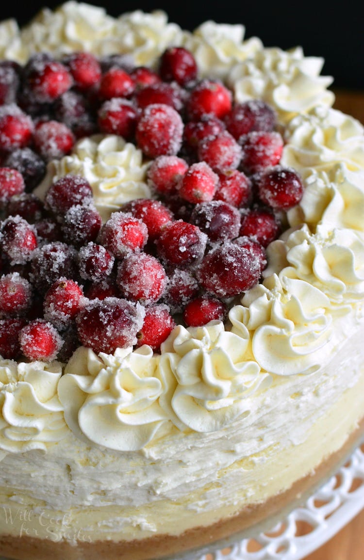 Christmas Cranberry Cheesecake