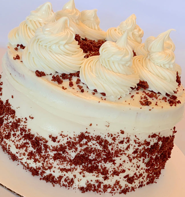 Red Velvet Cheesecake Cake