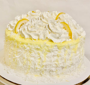 Lemon Coconut Pudding Cake