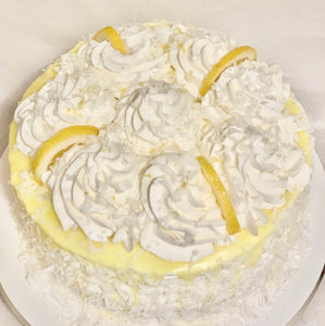 Lemon Coconut Pudding Cake