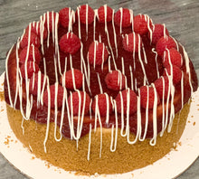 Load image into Gallery viewer, White Chocolate Raspberry Cheesecake