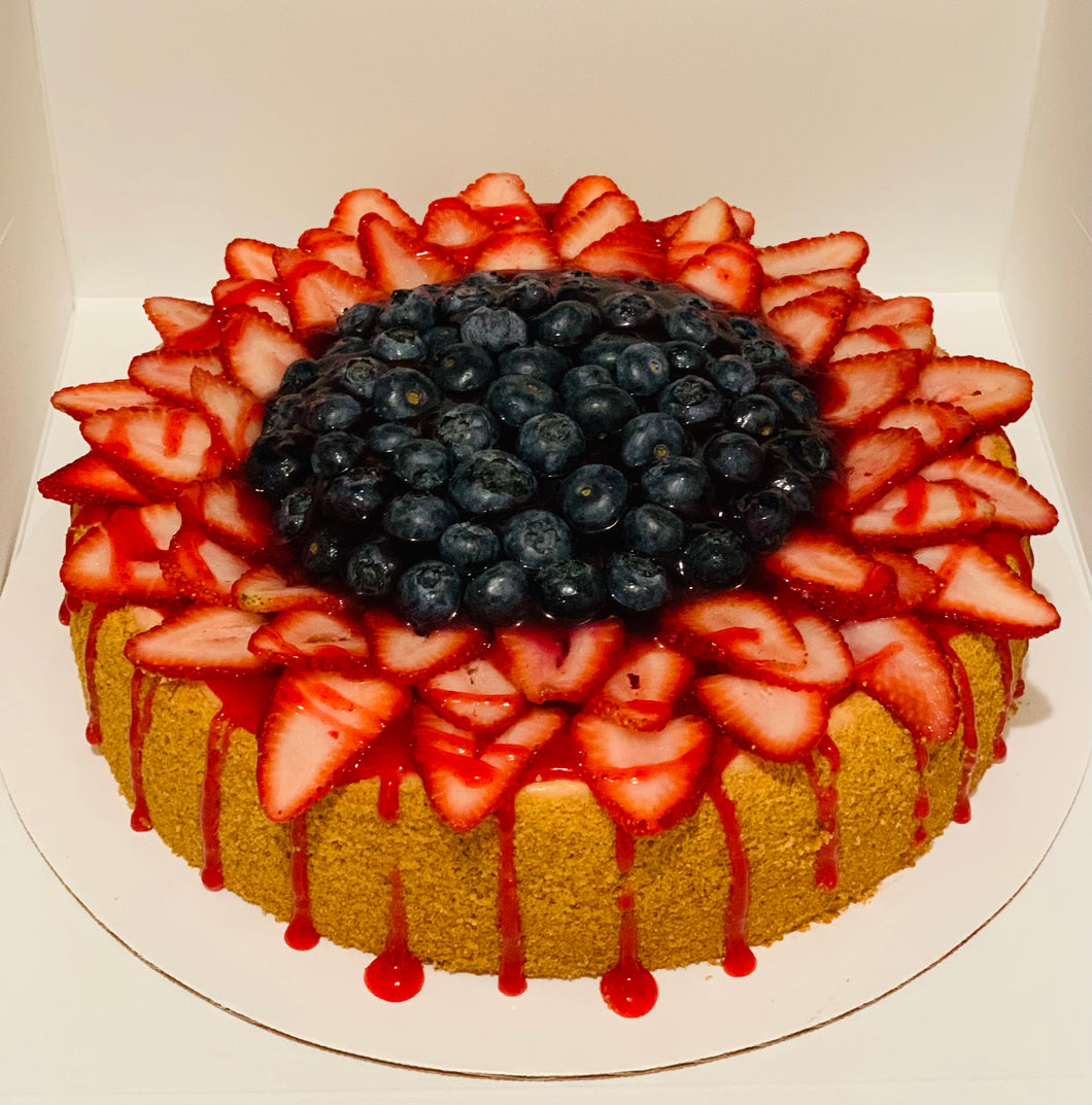 Strawberry/blueberry Cheesecake