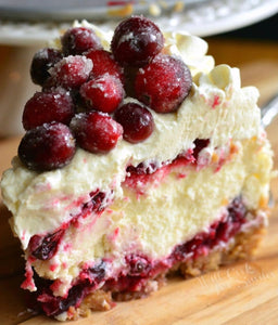 Christmas Cranberry Cheesecake